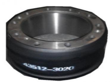 HINO Grey iron casted brake drum