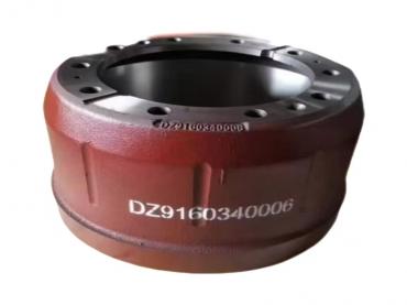 RED iron casted brake drum