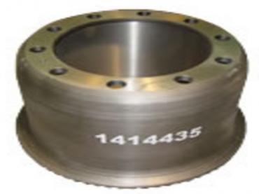 SCANIA Grey iron casted brake drum
